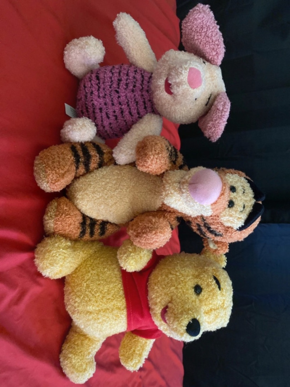 Vintage Pooh bear and friends plushies